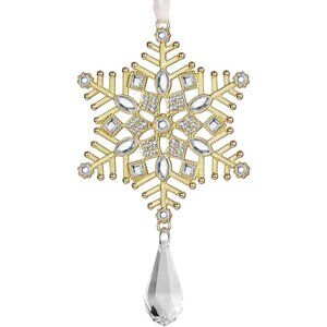 2023 Rhinestone Snowflake Hanging Pendant of Car Charm Holiday  Decorative